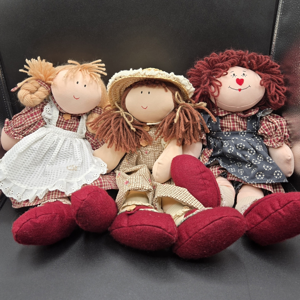 BOYDS BEARS SNUGGLE B'S RAG DOLLS LOT